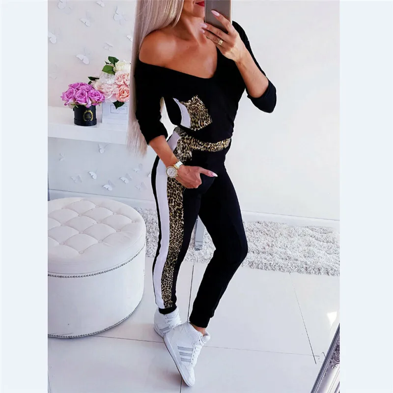 

Женский леопардовый Эластичный боди с V-образным вырезом