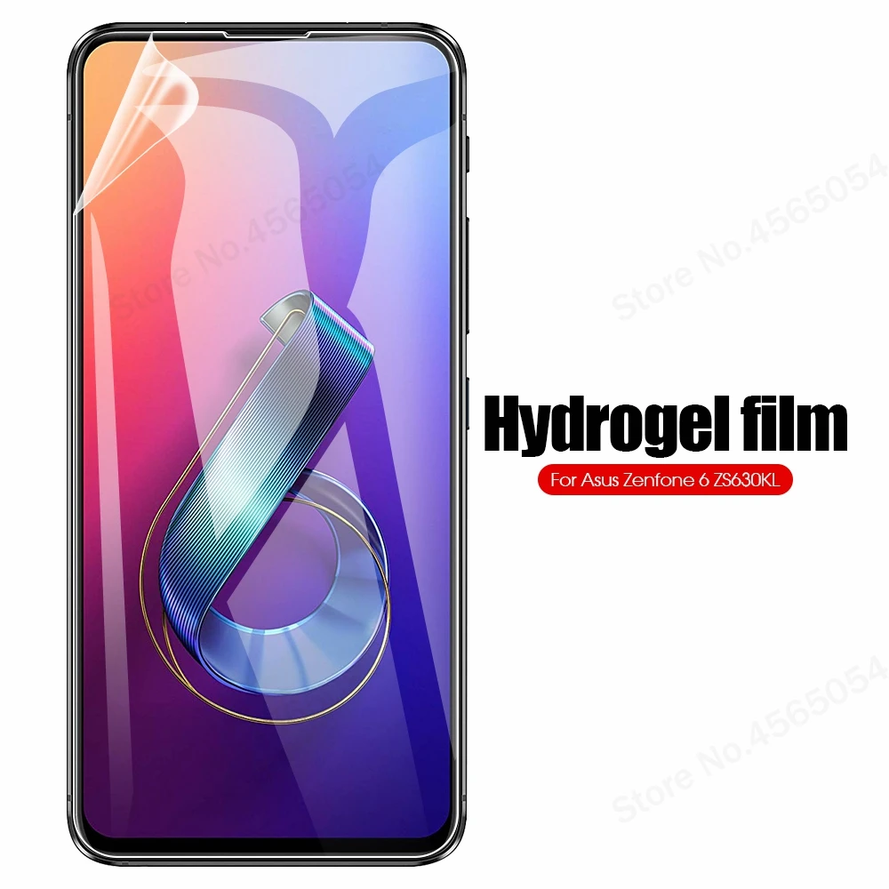 Защитная пленка для Asus Zenfone 6 ZS630KL мягкая защитная Zenfone6 ZS630KL|Защитные стёкла и