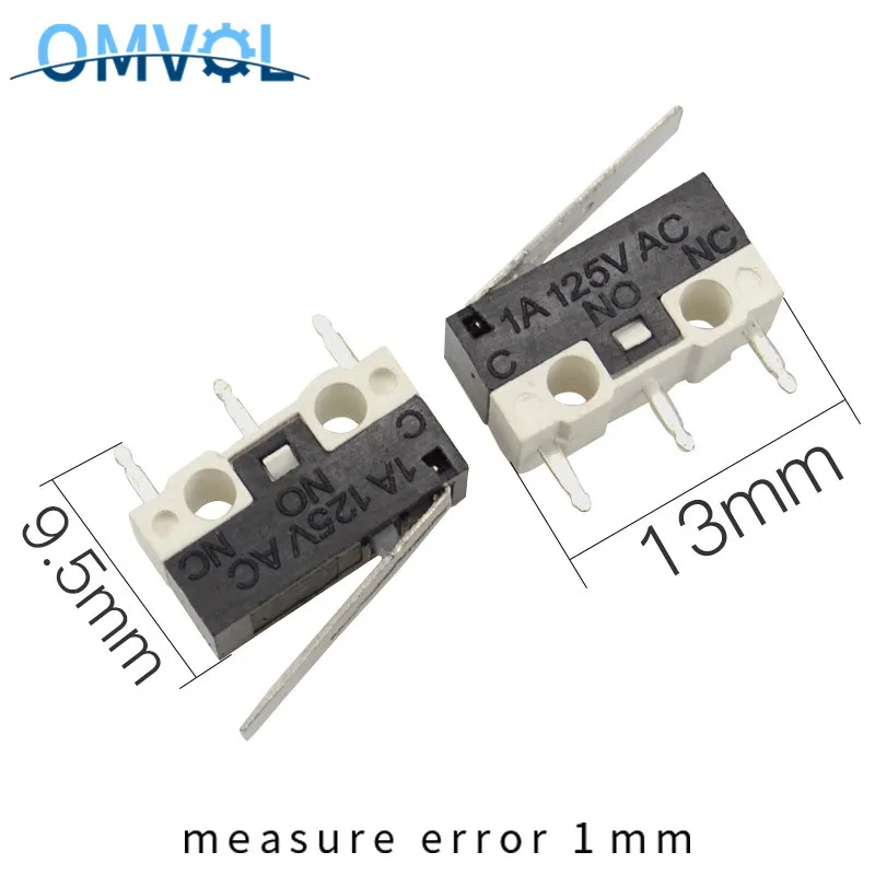 Мини микропереключатель мышь сенсорный переключатель кнопка мыши 1A |