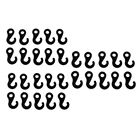 30 комплектовпартия, Пластик крюк для крепления палатка Банджи шнур веревка висячий