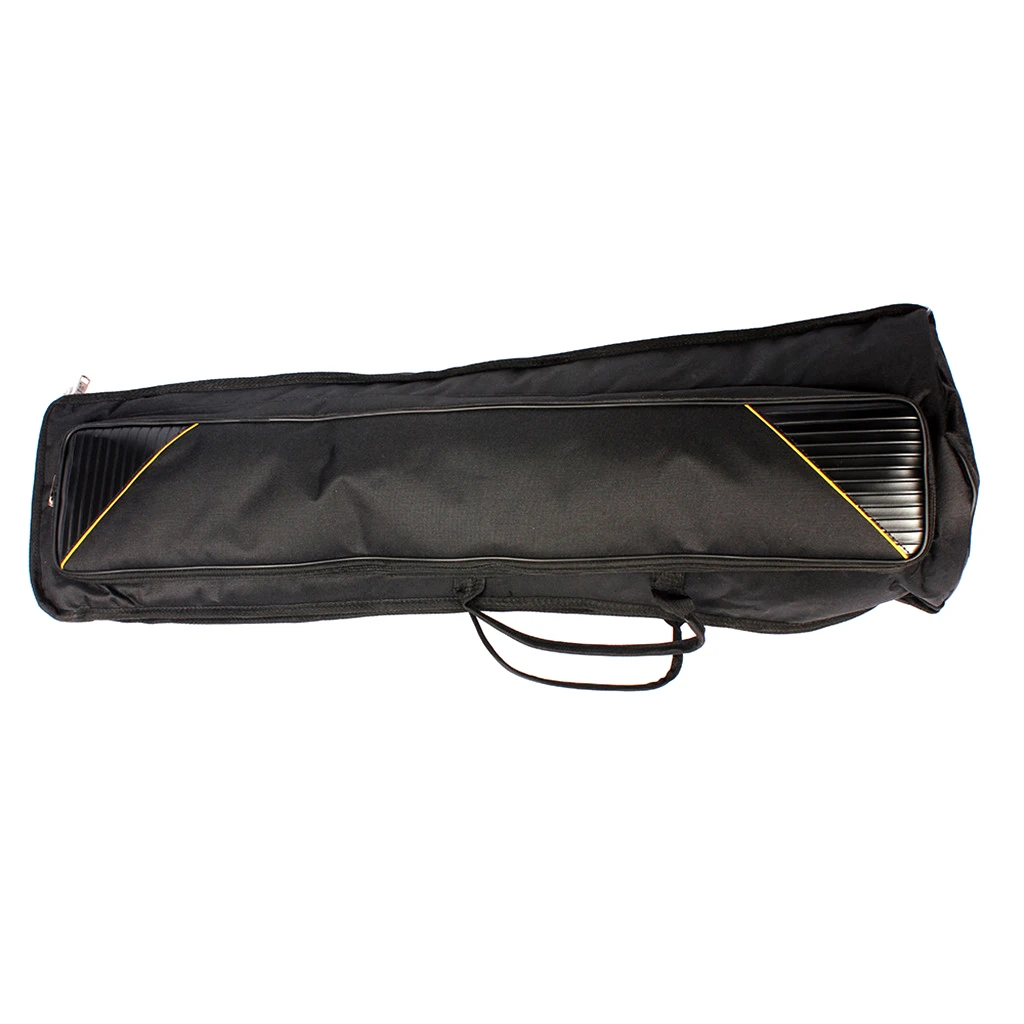 Черный Прочный тенор тромбон Gig Bag чехол для музыкального инструмента аксессуар - Цвет: Черный