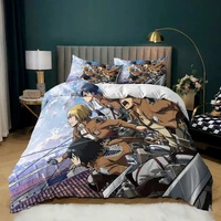 3d printed popular japan anime cartoon bedding set children character duvet cover pillowcase queen king size 23pcs