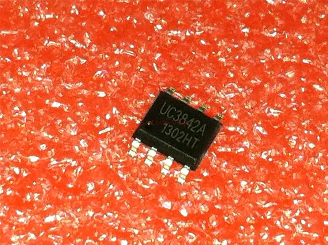 10 шт./лот UC3842A UC3842 3842B UC3842B 3842 лапками углублением SOP-8 очень хорошего качества работы микросхема на