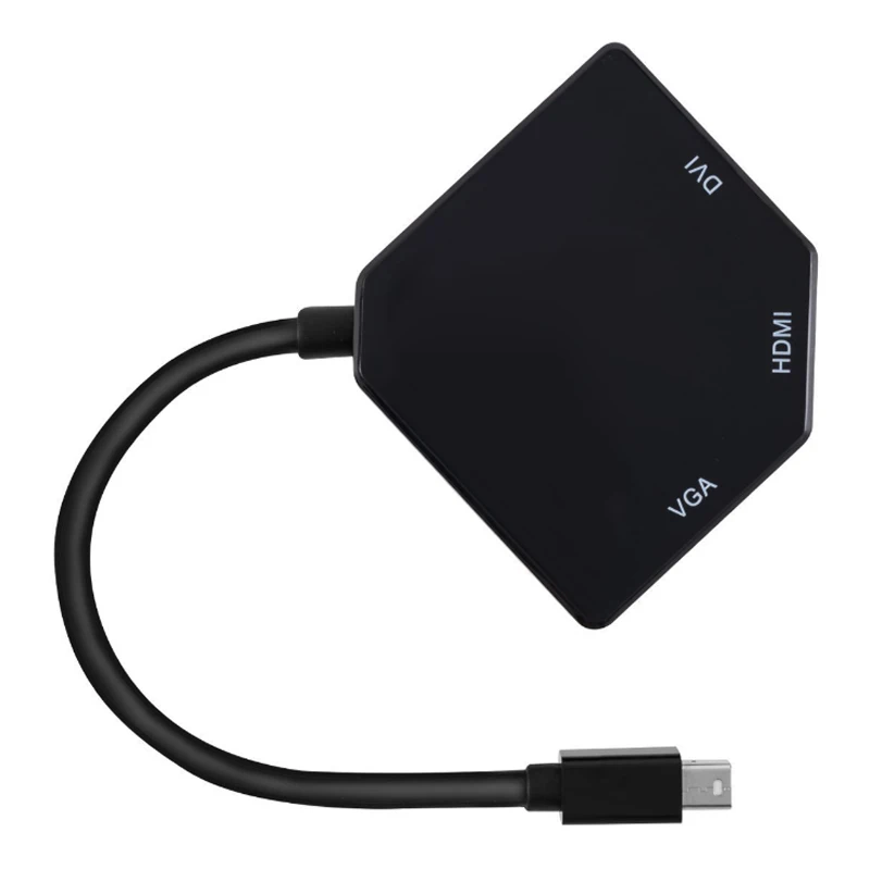 Адаптер 3 в 1 Mini DP DisplayPort-HDMI VGA DVI Мини кабель-конвертер для Mac Book Pro Air Monitor DisplayPor |