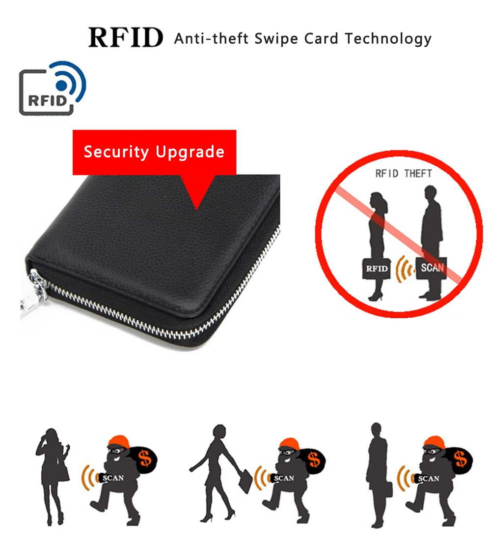 Мужской кредитный RFID держатель для карт чехол визиток натуральная кожа унисекс