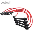 Набор проводов свечи зажигания Justech для Honda Accord Civic Odyssey Acura CL L4 2.3L 2.2l Кнопка Isuzu Oasis 92 78 67 57 48 см, 5 шт.