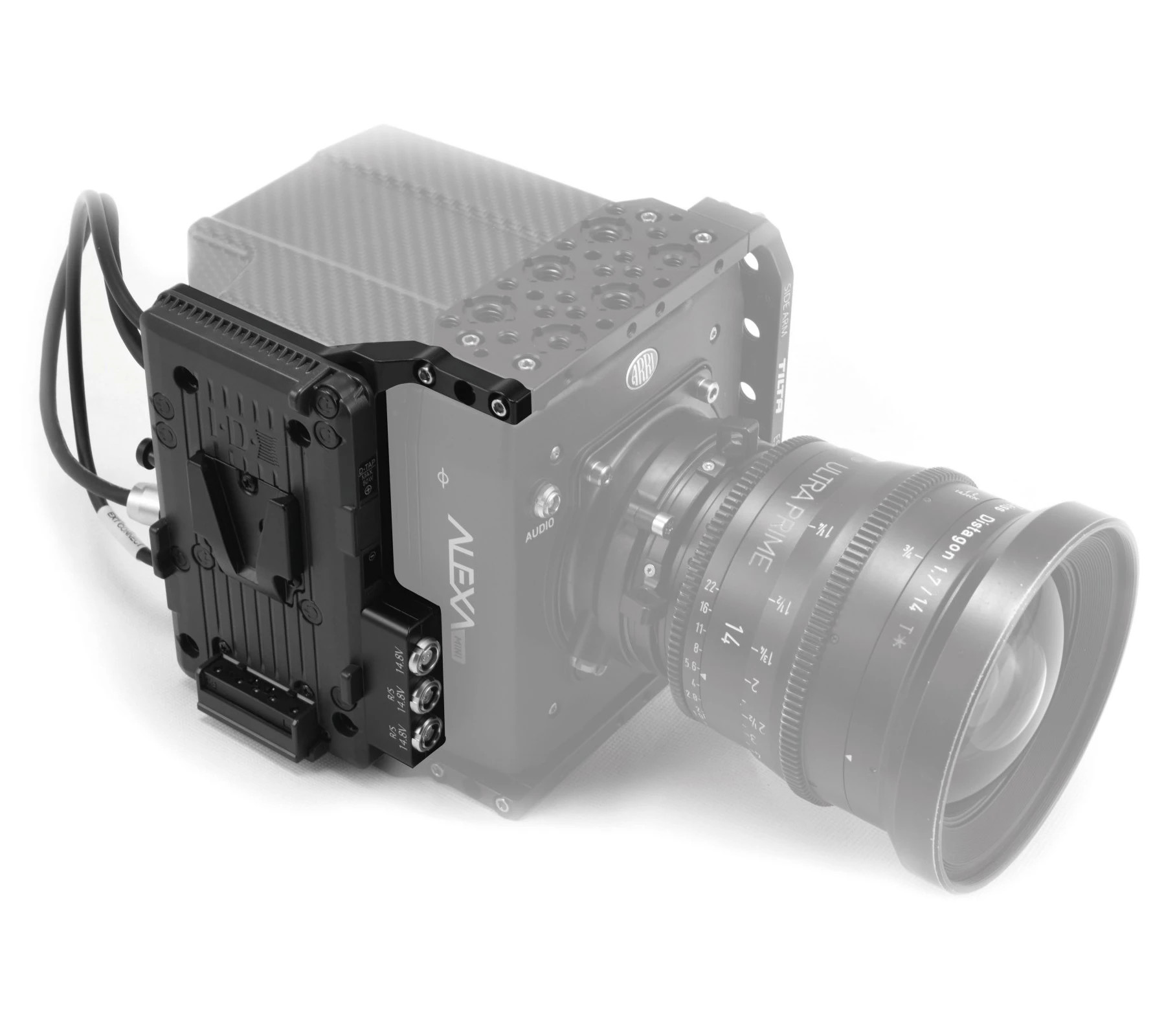 TILTA Arri Alexa Mini Легкий боковой V образный кронштейн аккумуляторная пластина Lock