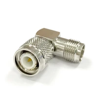 1pc tnc male to tnc female rf coax adapter connector right angle nickelplated new