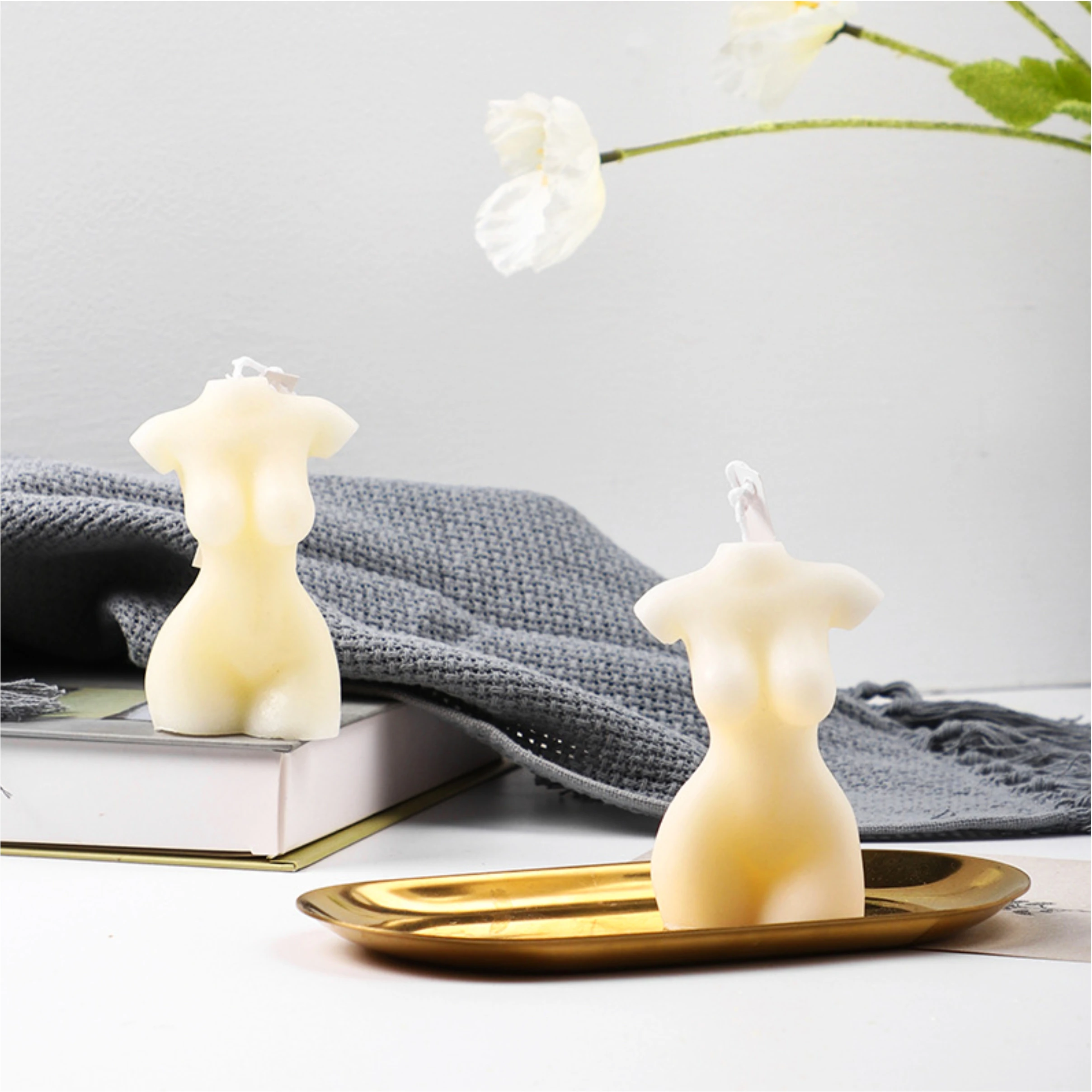 Голая туловище для женщин восковая фигурка свеча декоративное искусство и