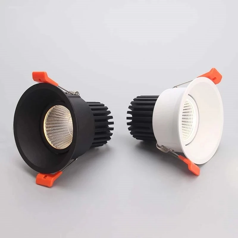 

Dimmable LED COB Downlight 7W/10W/15W 18W Round Recessed LED Spot Light lumination Indoor Decoration Ceiling Lamp AC110V/ 220V