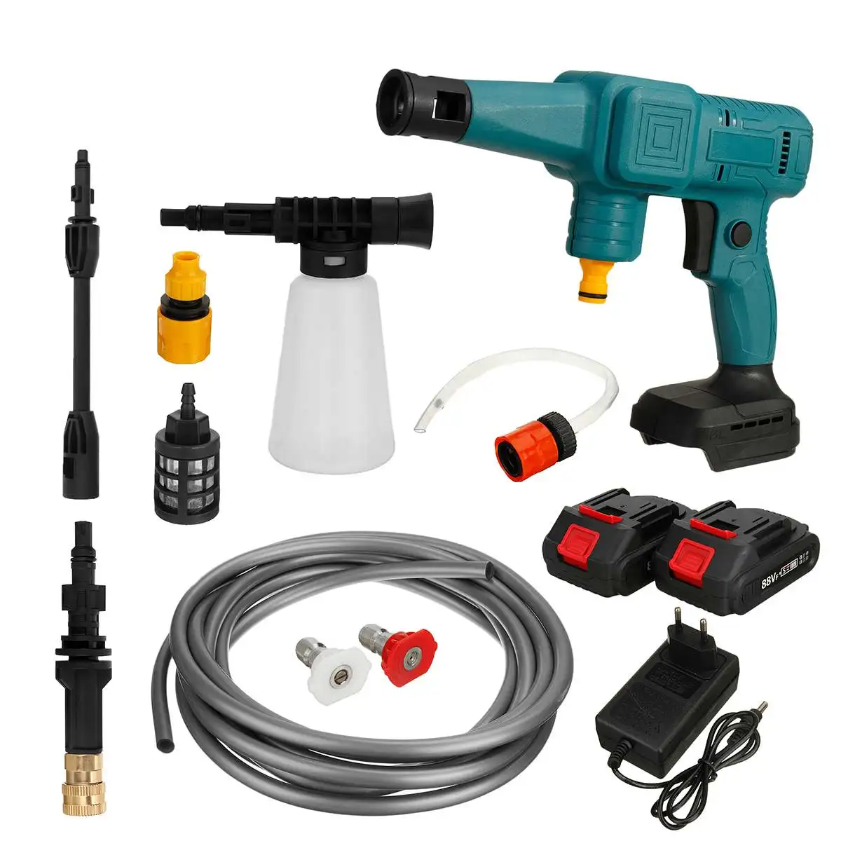 Пистолет-распылитель воды для автомобиля Makita 1500 Вт 50 бар 1000 мА · ч 18 в с