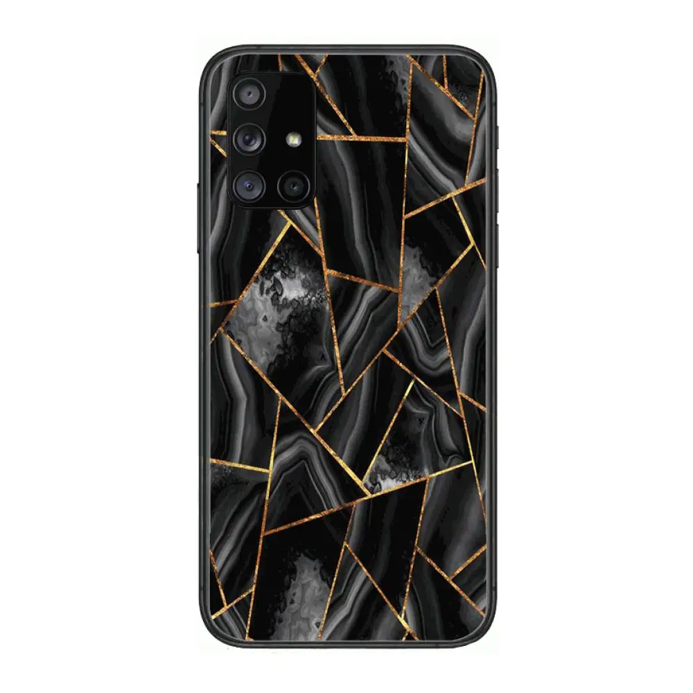 

Piece by piece Phone Case Hull For Samsung Galaxy A 90 50 51 20 71 70 40 30 10 80 E 5G S Black Shell Art Cell Cover