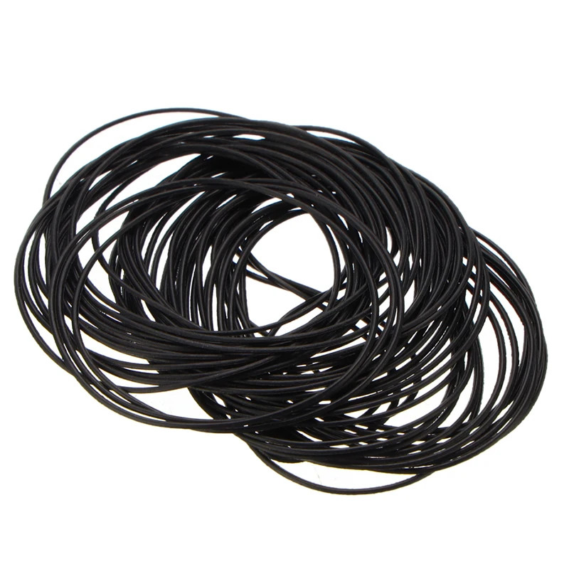 0.5/0.6/0.7mm O Ring Round Watch Back Gasket Rubber Seal Washers Set Replacement Back Seal Cover Gaskets Watch Repair Tool