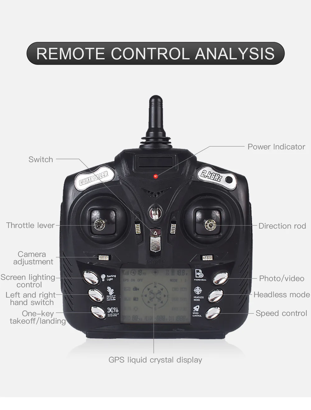 Радиоуправляемый квадрокоптер L100 Дрон gps 4K HD ESC широкоугольная камера 5G Wi-Fi FPV селфи дроны Профессиональный 400 м дальняя дистанция следуем за мной