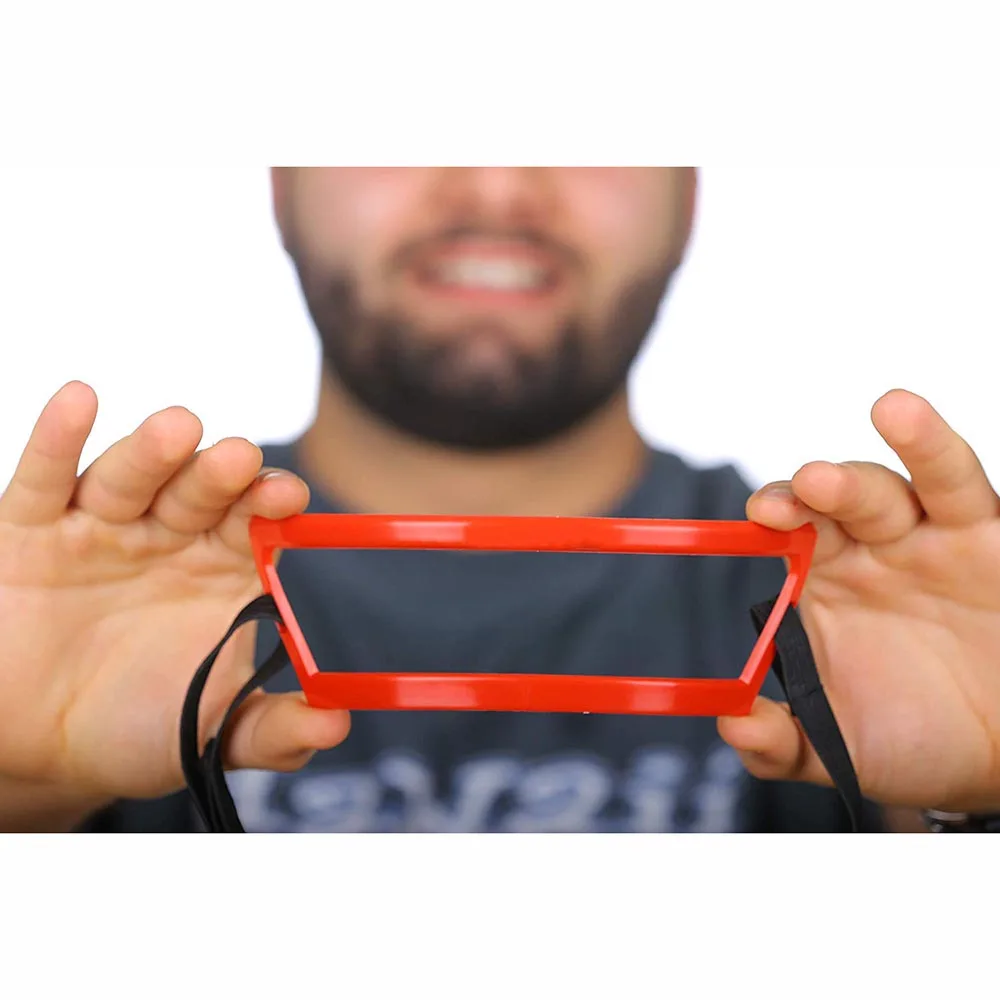 Красная Волшебная линия для шеи Парикмахерская Направляющая шаблон стрижки