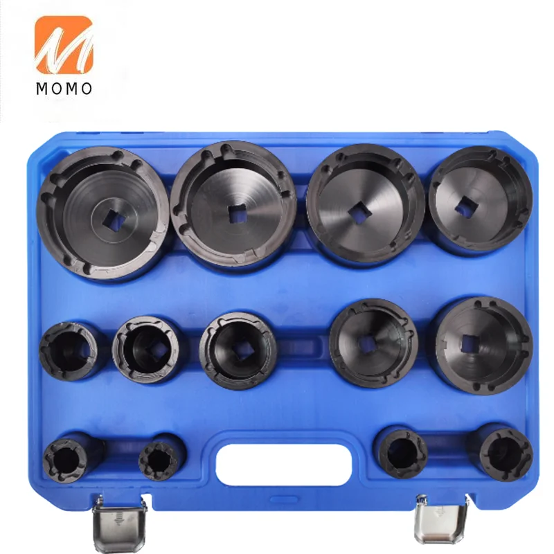 

tool kit special socket set with inside tooth for grooved nuts set for vehicle