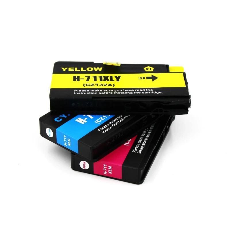 4PK для HP 711 XL 711XL Восстановленный чернильный картридж совместим с картриджами