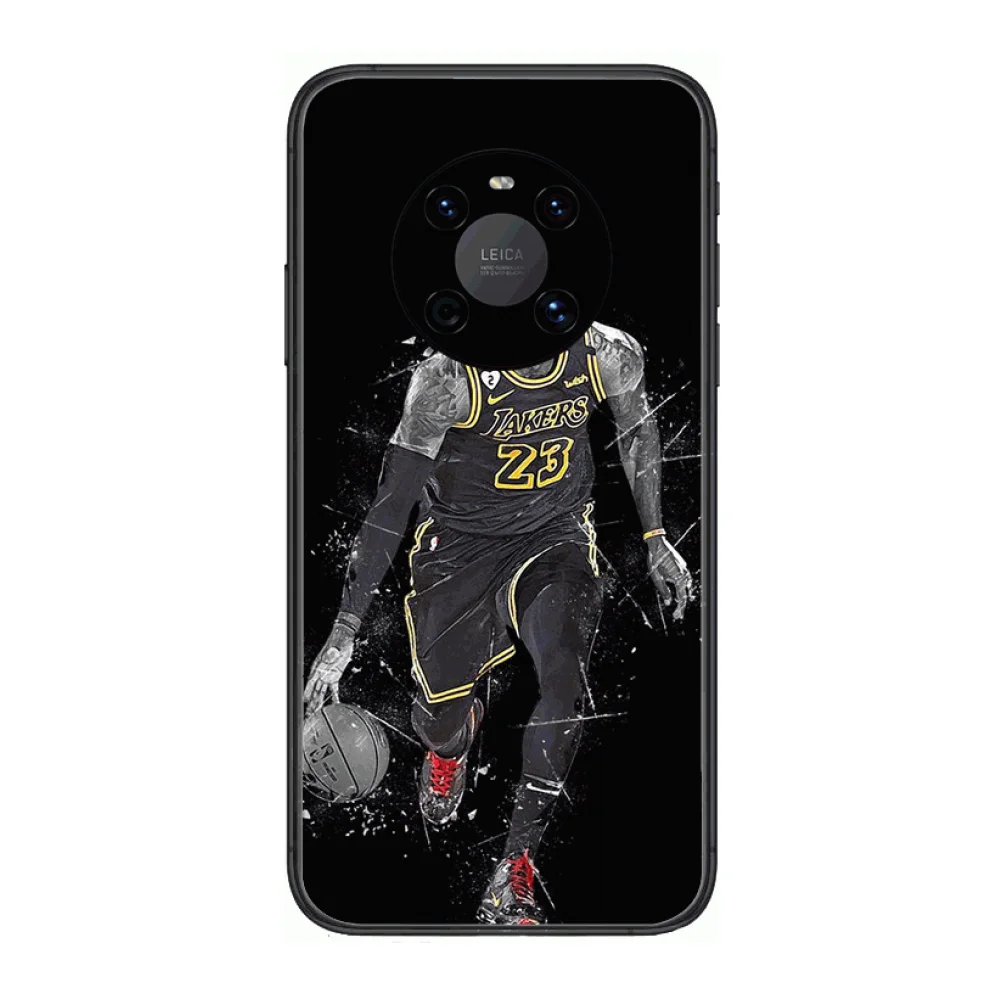 

Basketball dream Anti-drop phone case Phone Case For Huawei mate 30 10 20 40 Lite Smart Z Pro Black Etui 3D Coque Painting Hoes