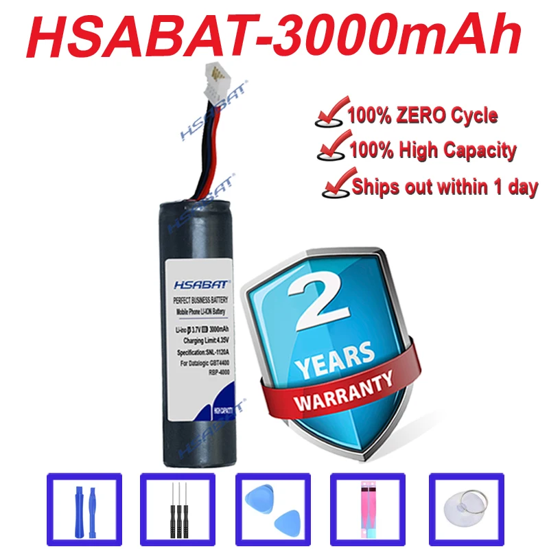 Лидирующий бренд 100% новый RBP-4000 Батарея для сканер штрих-кода Datalogic GBT4400 GBT4430 GM4130