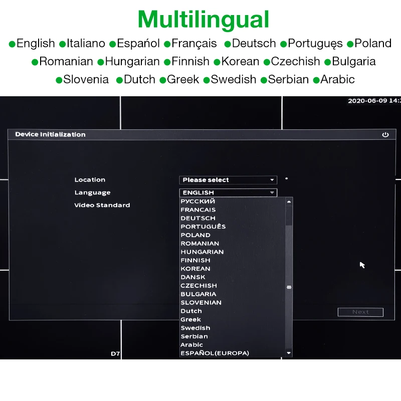 Dahua Multi-language NVR2104HS-P-4KS2 NVR2108HS-8P-4KS2 4/8CH 4/8POE HD 8MP 1SATA H.265 CCTV Network video Recorder ONVIF | Безопасность