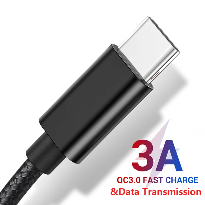 Micro USB кабель 3A Быстрый синхронизации данных и зарядки для iPhone 8 samsung S10 Xiaomi huawei LG type