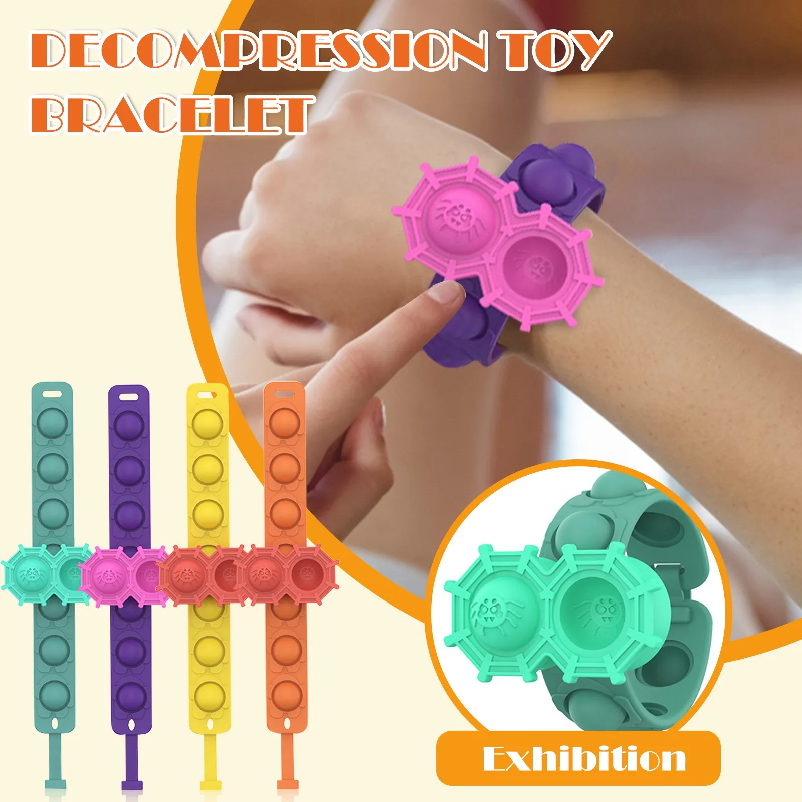 

Silicone Sensory Decompression Desktop Puzzle Decompression Toy Push Fidget Toys Cheap Sensory Relieves Stress Anxiety For Kid