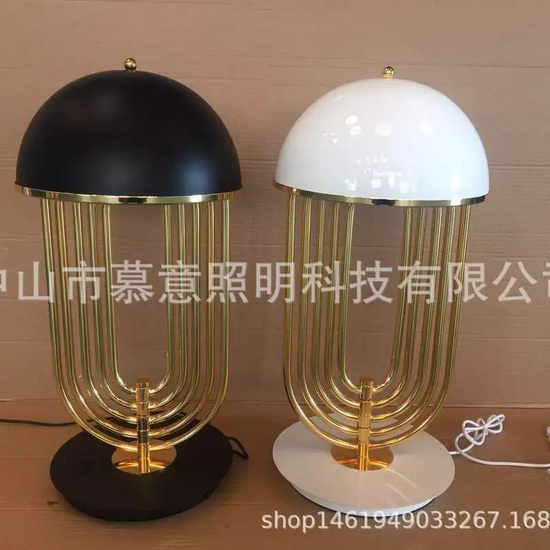 Современные новые черные светодиодные настольные лампы для спальни
