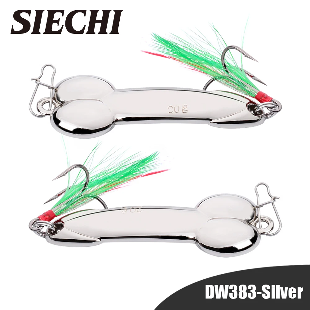 1 шт. SIECHI ложки рыболовные приманки 5g-10g-15g-20g-28g-35g-43g-50g серебряная металлическая