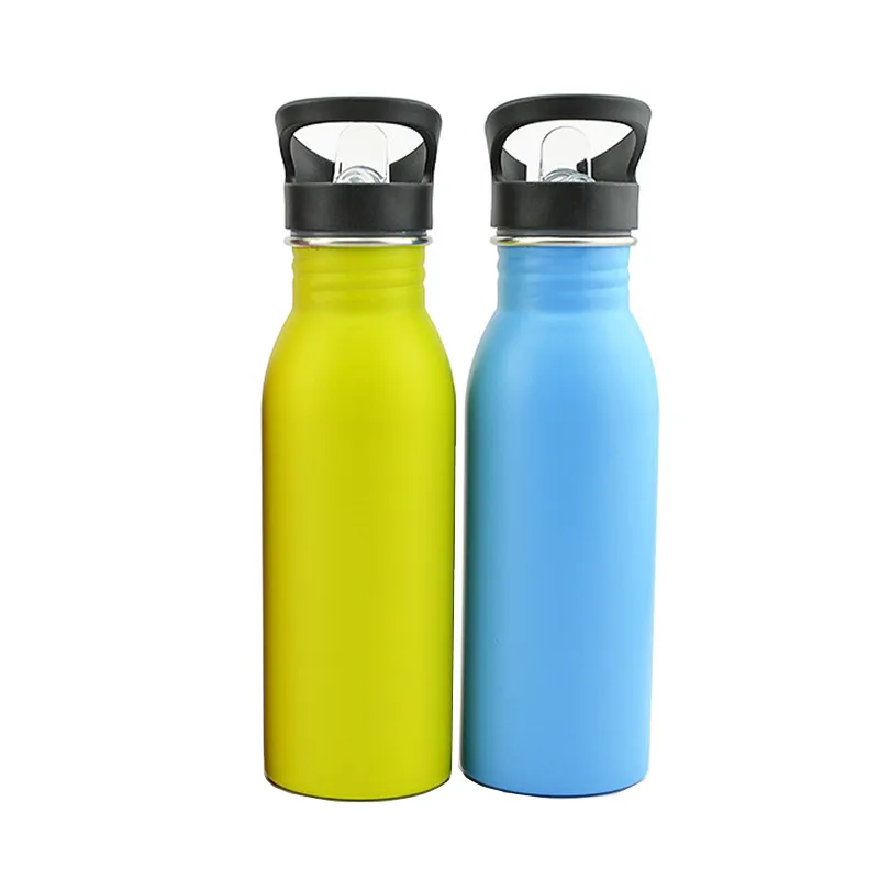 Портативная одностенная 500 мл велосипедная Спортивная уличная соломенная