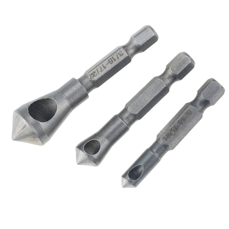 3 шт. HSS столешница сверло Буровое для зачистки металлический конус резец резьбы