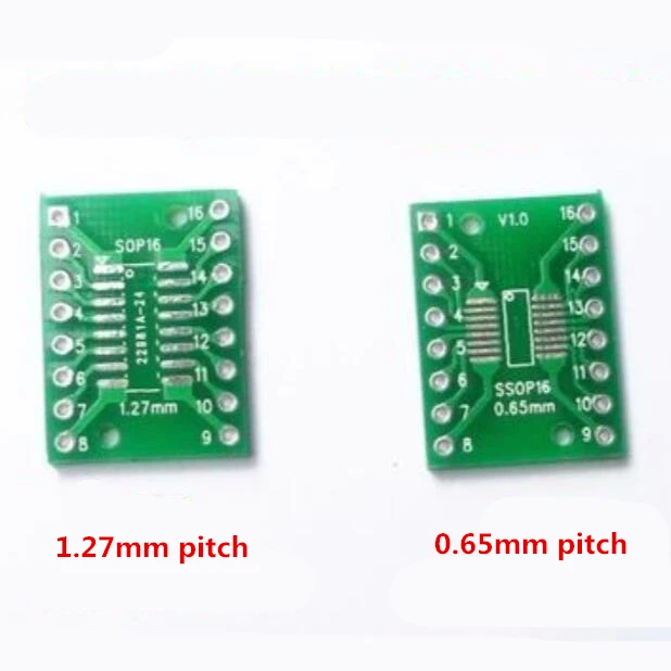 20 штук SOP16 SSOP16 TSSOP16 SMD для DIP 0 65/1 27 мм Адаптер доска|Датчики| |