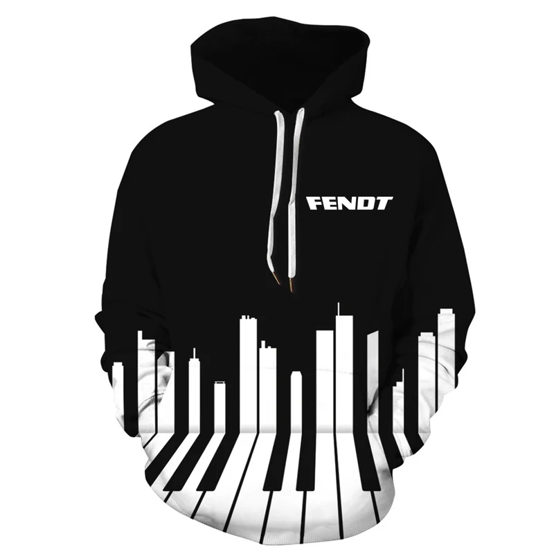 

2021 New Men's Spring and Autumn Fendt Logo 3D Printing Hoodie Casual Fashion Harajuku Hoodie