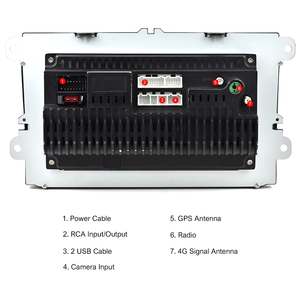 Автомобильный мультимедийный плеер AMPrime 2DIN 2 + 16 ГБ Android 9 0 Авторадио GPS навигация Wi