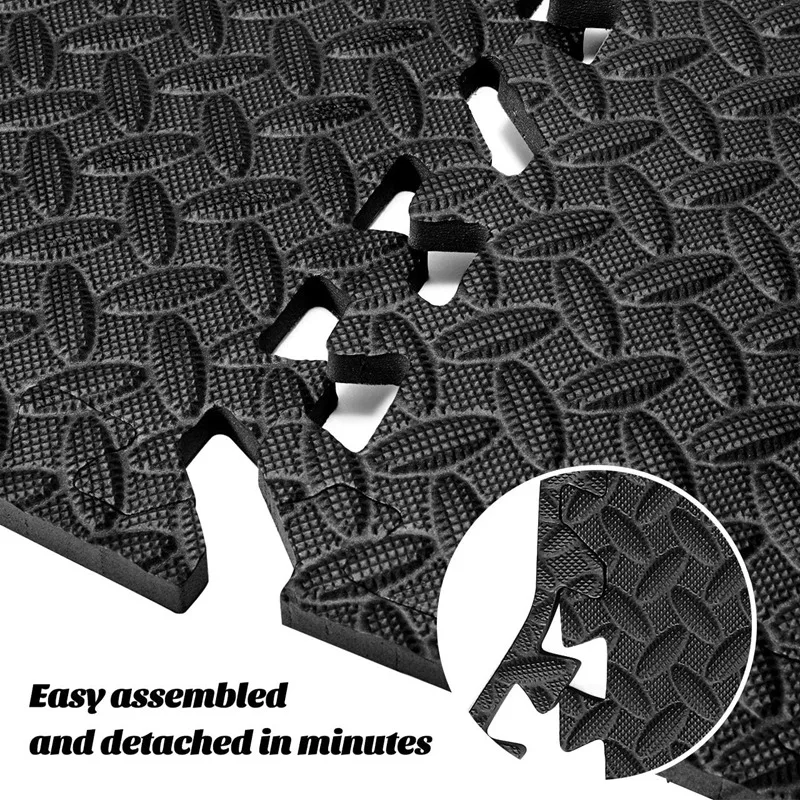 

12 Pack Exercise Mat,Eva Foam Gym Mat,Flooring Mats for Gym Equipment,Exercising,Yoga,Camping,Kids,Playroom