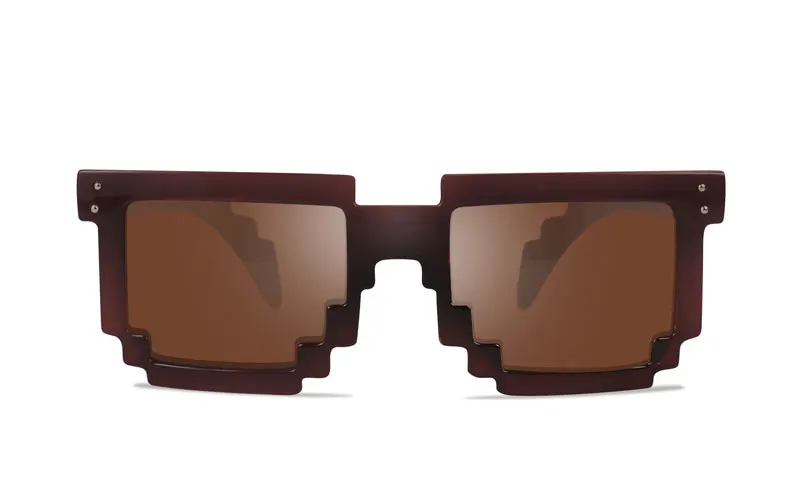 Солнцезащитные очки с точками пикселей для женщин, мужские модные очки, глянцевые, черные, матовые, черные, чайные, красные, розовые, зеленые, черепаха