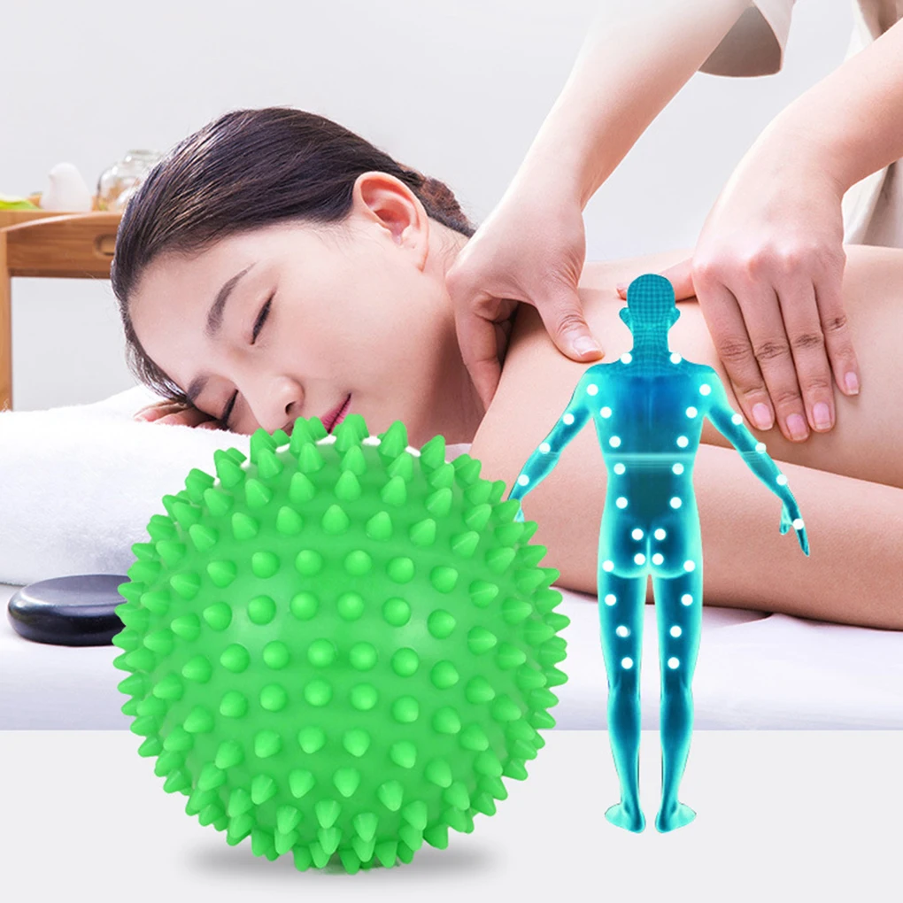 

Yoga Massage Ball Spiky Trigger Point Health Care Relief Body Pain Hand Foot Sensory Hedgehog Massage Ball