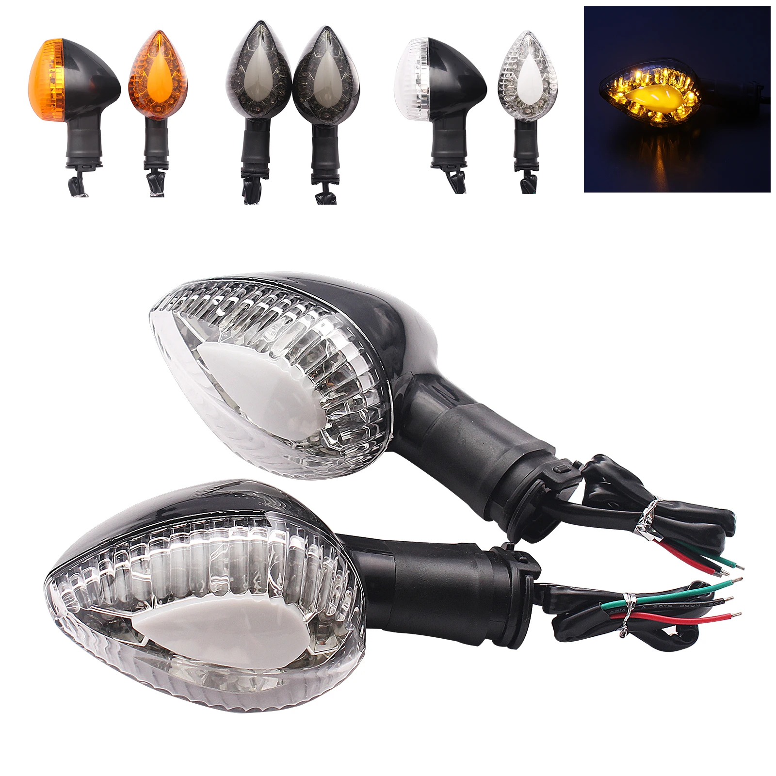 

Turn Signal LED Indicator Lamp For YAMAHA MT-125 MT-15 M-SLAZ MT-25 MT-03 MT-01 MT-09 MT-07 TRACER Motorcycle Light Accessories