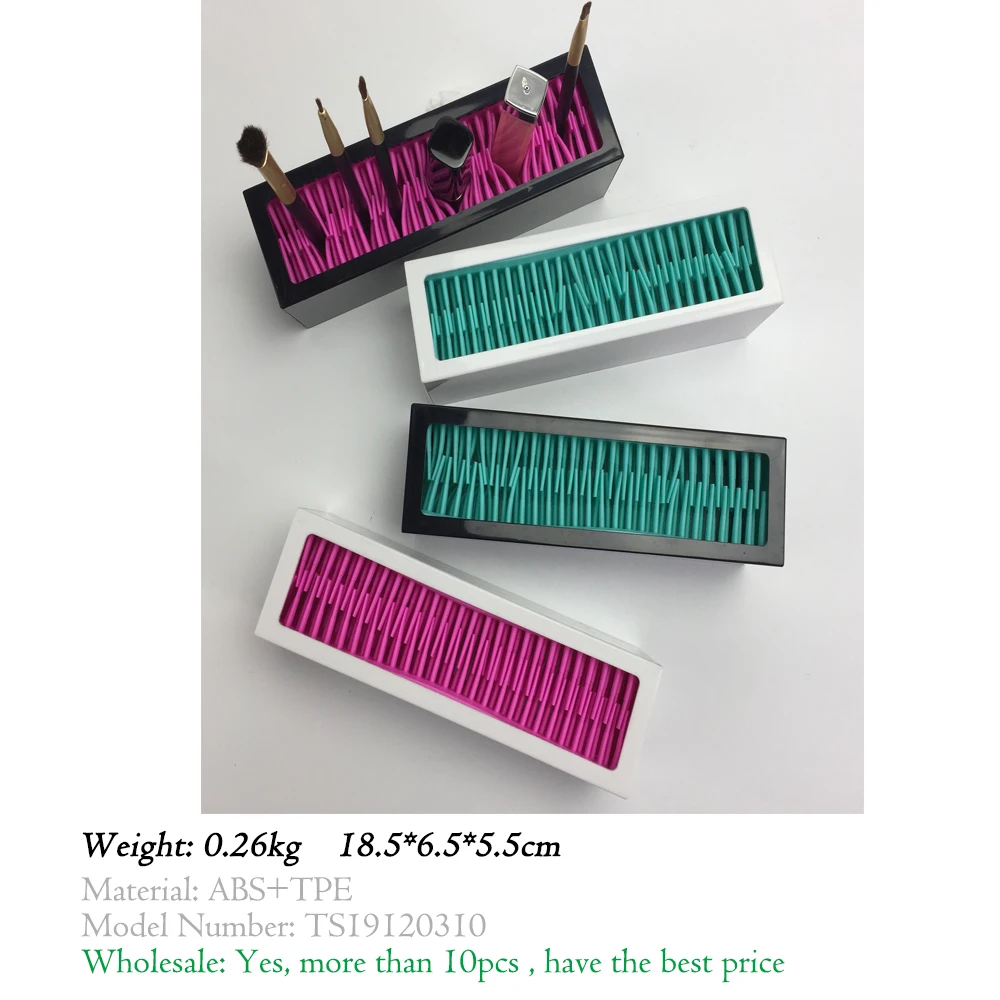 Пластиковый держатель для кистей макияжа органайзер лица сушилка полка в форме