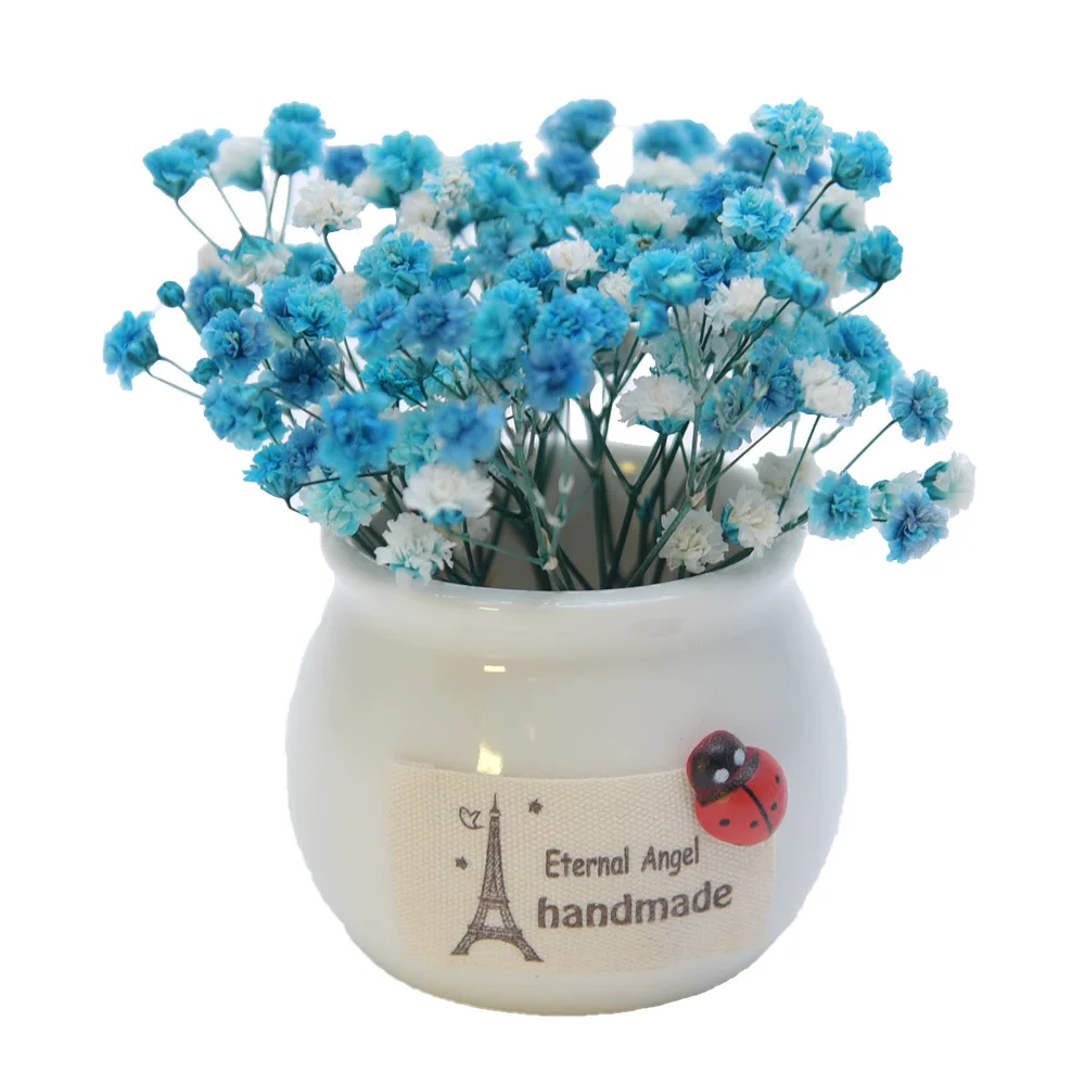 Eternal Life Flower полный маленьких цветов мини бутылка домашняя машина горшечная
