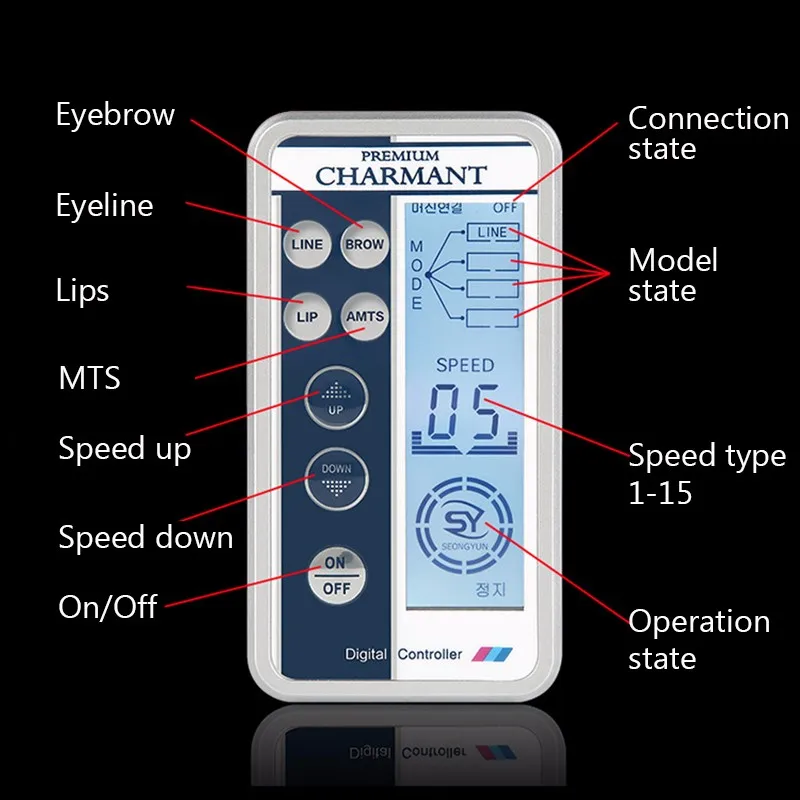 Машинка для перманентного макияжа с ЖК-дисплеем | Красота и здоровье