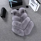 Новый зимний жилет, теплый жилет с сокровищами, женский жилет с короткими волосами