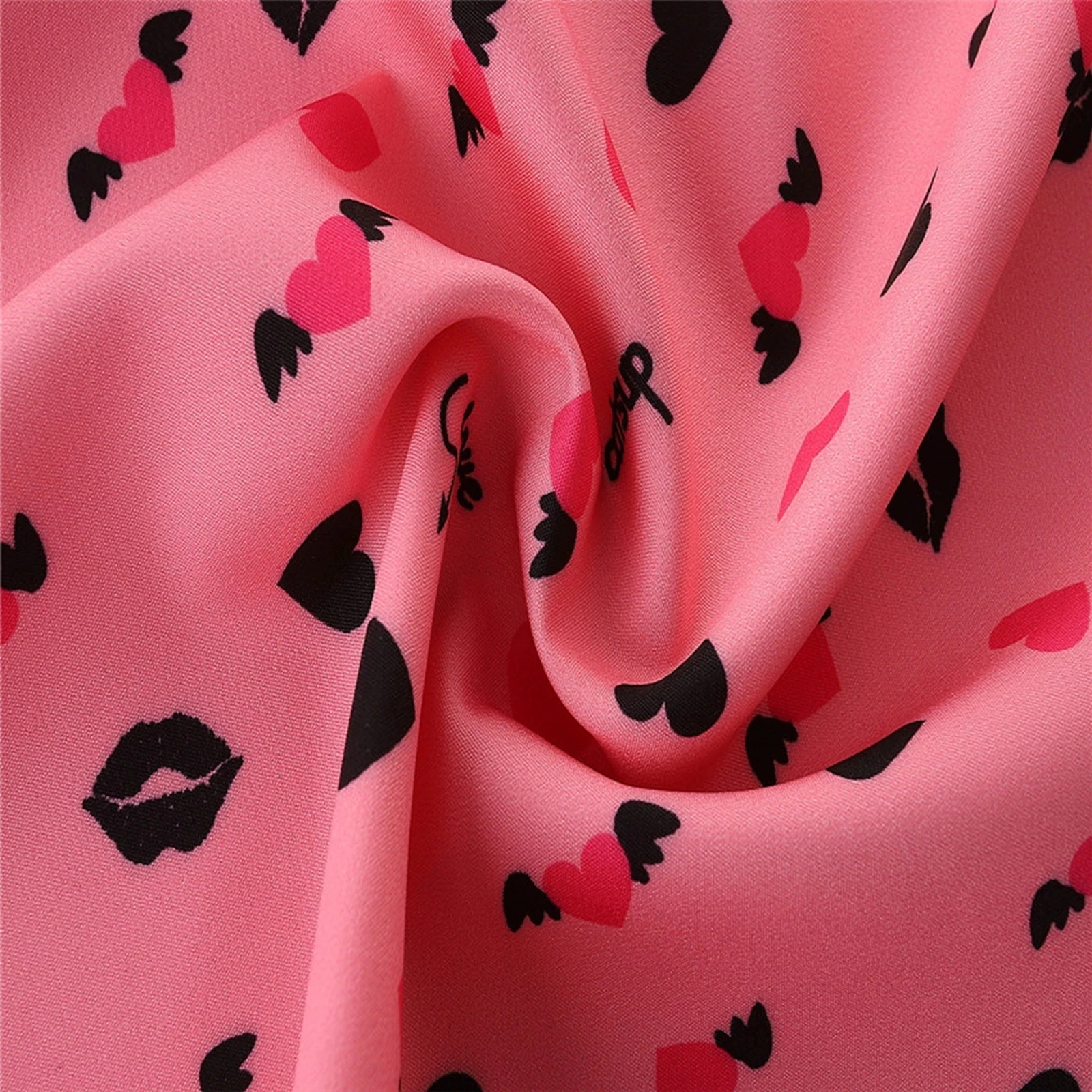 

Kid Vest + Tank + Shorts, Heart Shape Print, Loose Version Casual Style Summer Clothing 9M-5T
