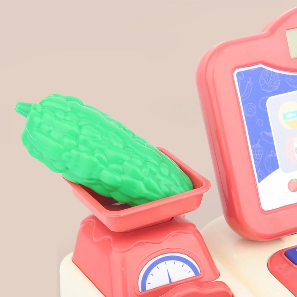 

13 Pcs/Set Cash Register Supermarket Pretend Play Simulation Toys For Children Education Britbday Gift