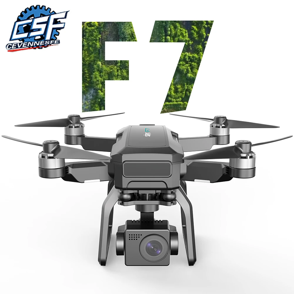 

2021 НОВЫЙ F7 Pro Drone 4K HD камера с 3-х осевым карданом для аэрофотосъемки Бесщеточный профессиональный квадрокоптер RC Дрон игрушки VS F11PRO