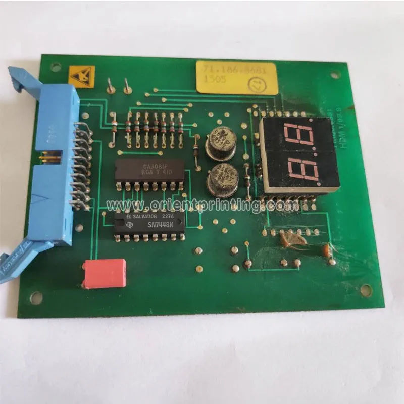 71.186.3681 Heidelberg Display Hdm 1/09. 8 CPC1 монтажная плата запасные части|Детали принтера| |
