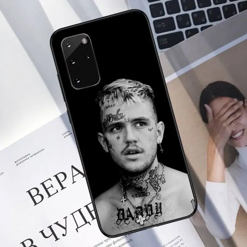 

Rapper Lil Peep Bo Peep Phone Case For Samsung Galaxy S8 S9 S10 Plus S10E Note 3 4 5 6 7 8 9 10 Pro Lite cover