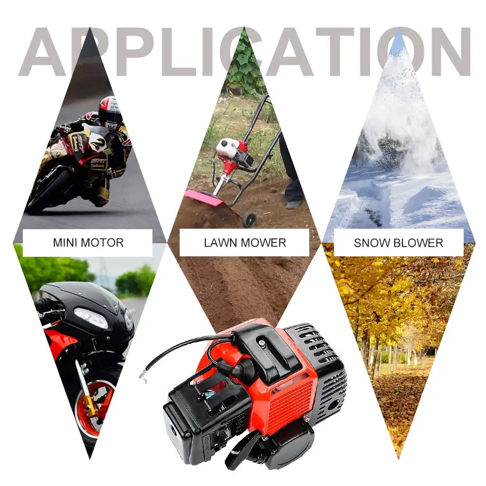 

43CC Engine Two Stroke Suitable For Mini Motorcycle Garden Machinery Chainsaw Mower Accessories