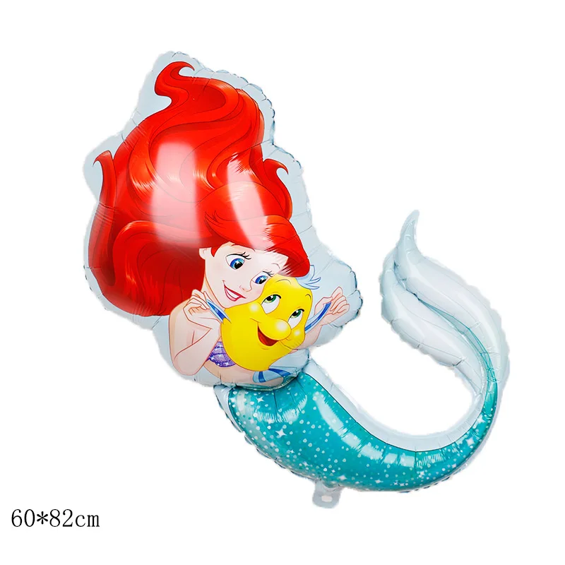 9 шт. Принцесса Девочка День рождения шары Белоснежка Аврора Ариэль Белль