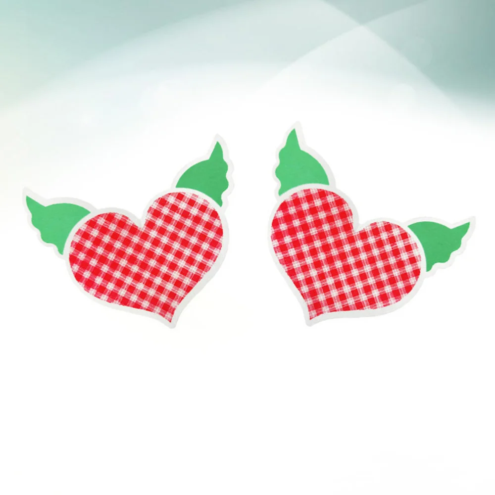 

5 Pairs of Convex Point Preventer Breast Stickers Chest Pastes Sexy Breast Decals Female Accessories for Valentine's Day