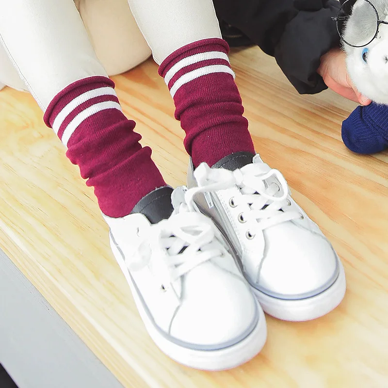 Хлопковые носки для девочек розовые черные хлопковые маленьких одежда забавная